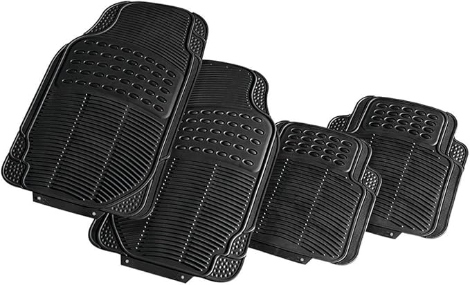Universal car floor rubber mats